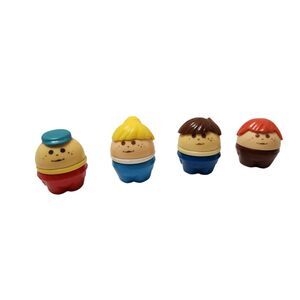 Little Tikes Toddle Tots Chunky People – Lot of 4 – Vintage